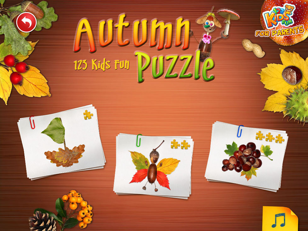 123 Kids Fun Autumn Puzzle