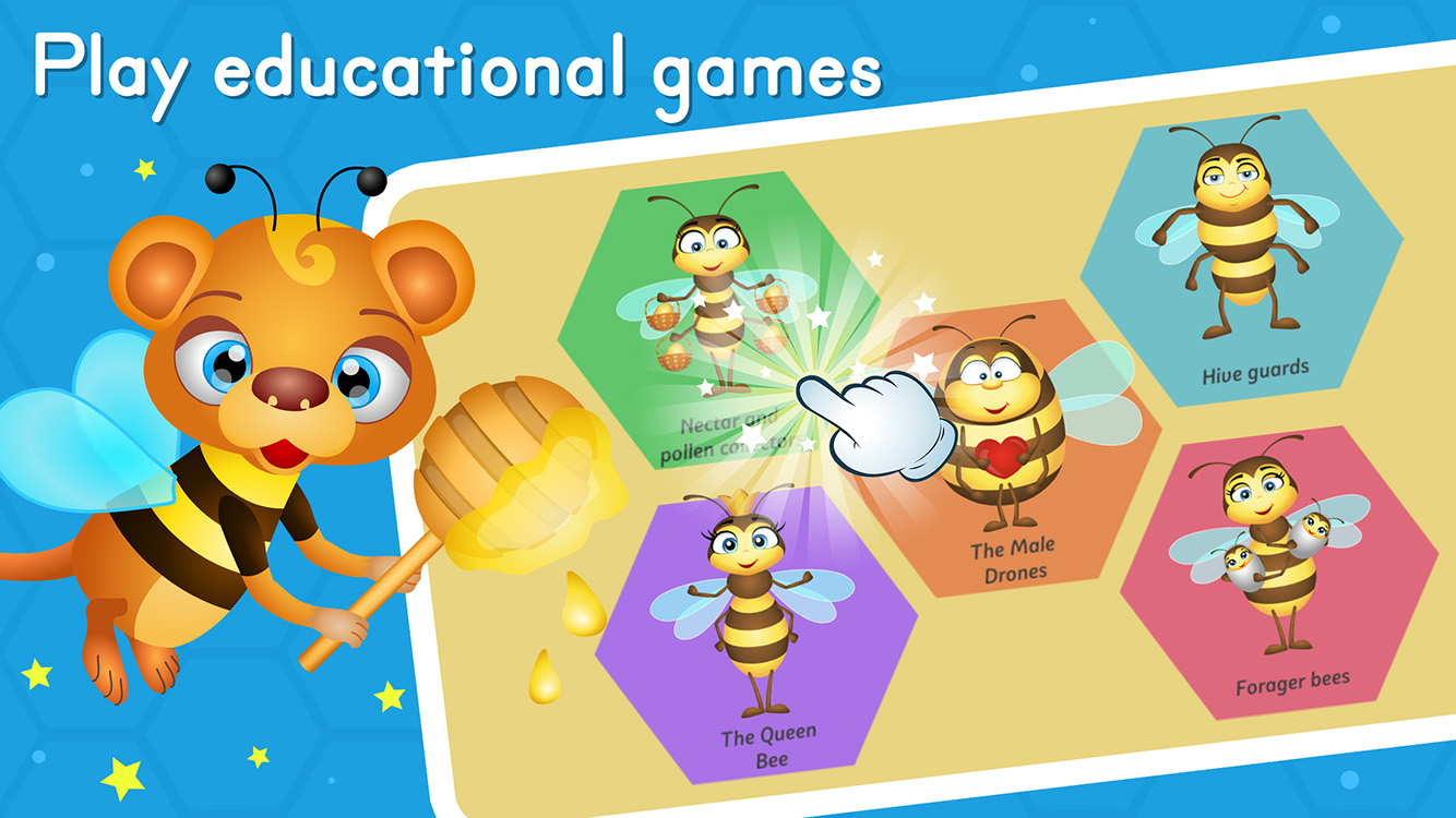 Learning games for kids - Bee