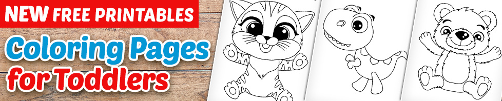 FREE PRINTABLES - Coloring Pages for Toddlers