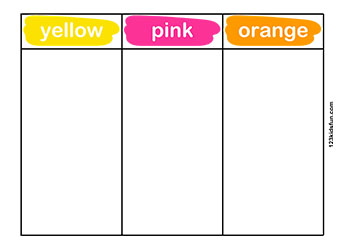 Printable Color Match for Toddlers