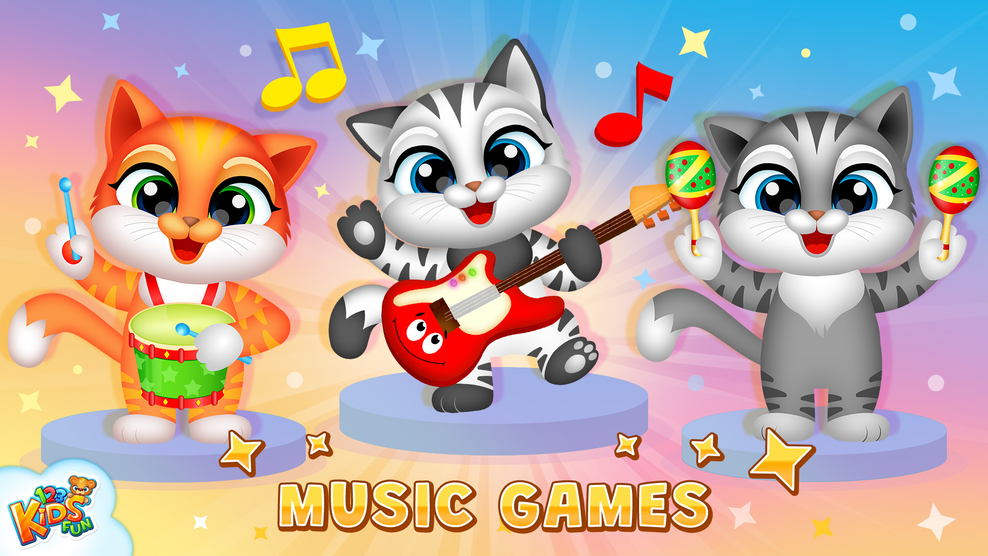 123 Kids Fun Music Games World