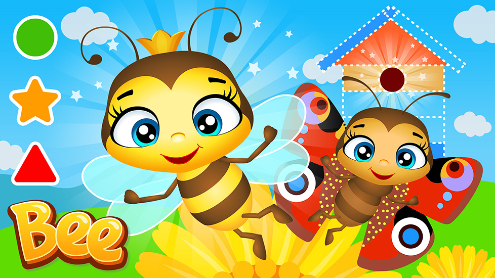 Preschool learning games - Bee