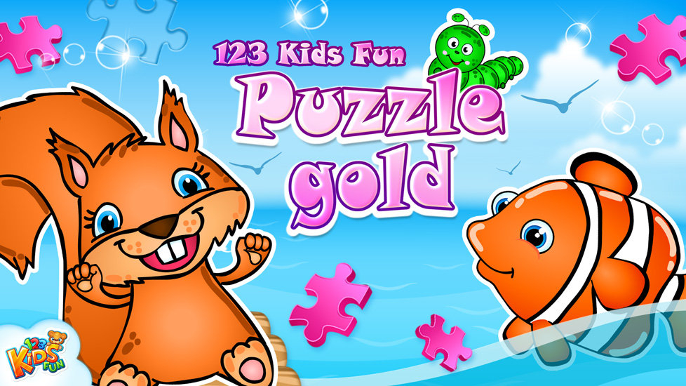 123 Kids Fun Puzzle Gold
