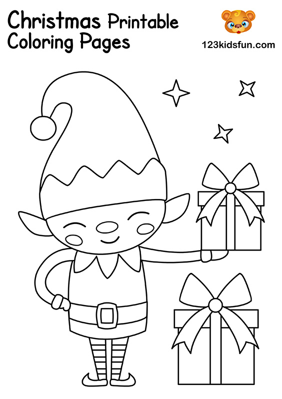 Free Christmas Printable | 123 Kids Fun Apps