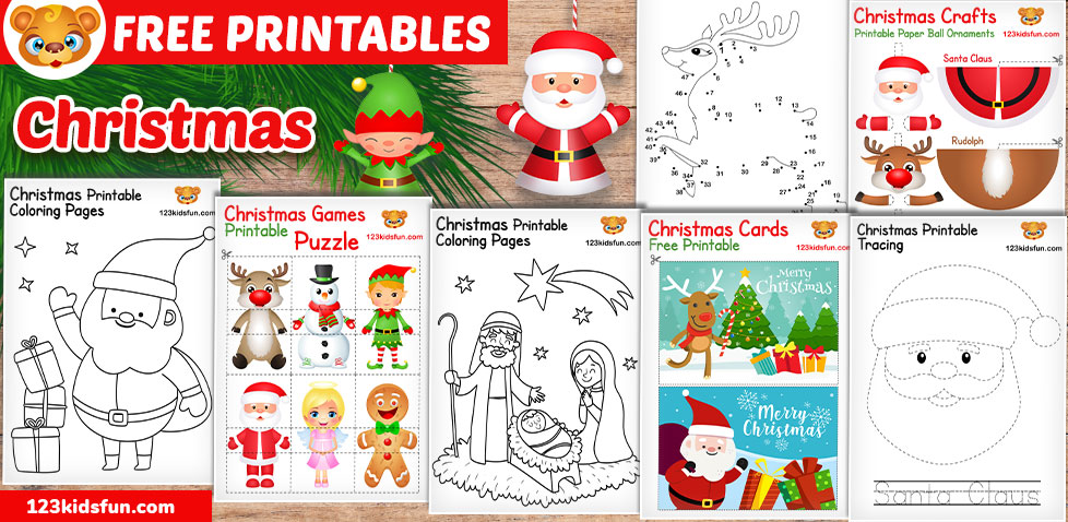 Free Christmas Printable 123 Kids Fun Apps