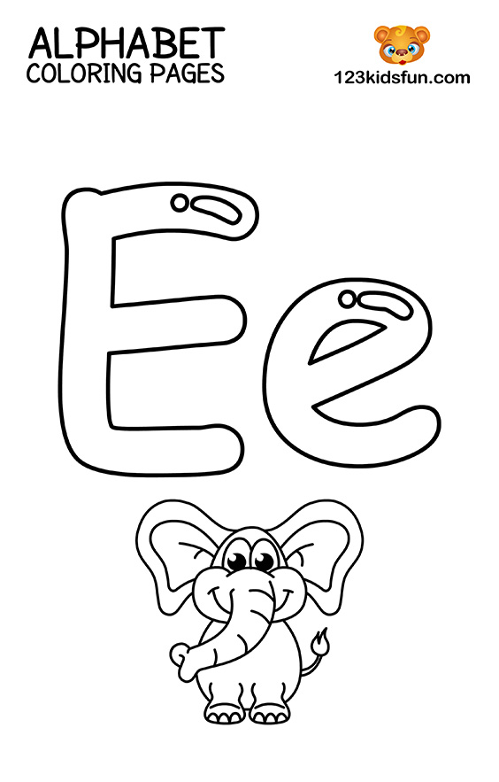 √ Coloring Pages For Kids Letters - Free Printable Alphabet Coloring