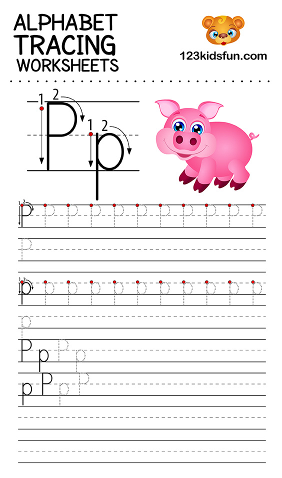 Letter H Tracing Pages