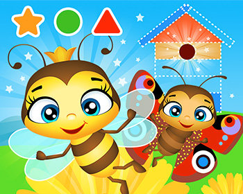 Preschool learning games - Bee
