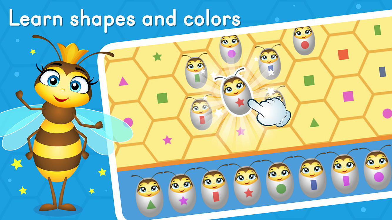 Bee Free Games online for kids in Nursery by Muhra Aa