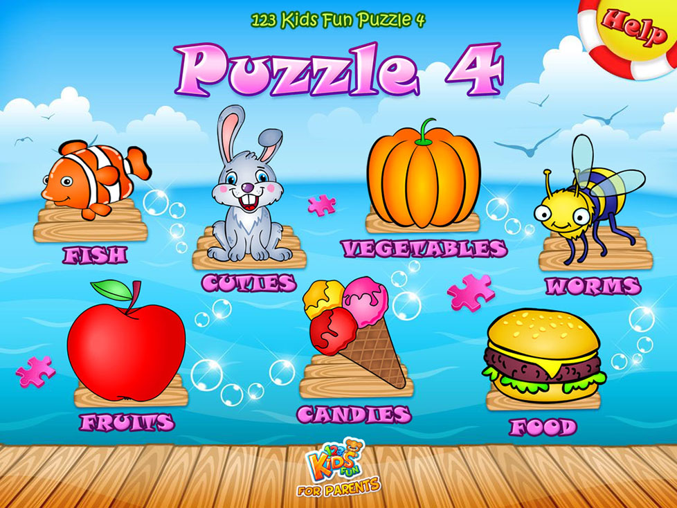 123 Kids Fun Puzzle Gold