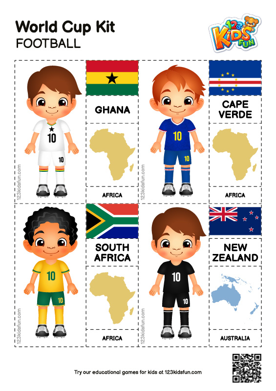 World Cup Kit - Worksheets for Kids