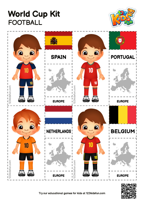 World Cup Kit - Worksheets for Kids