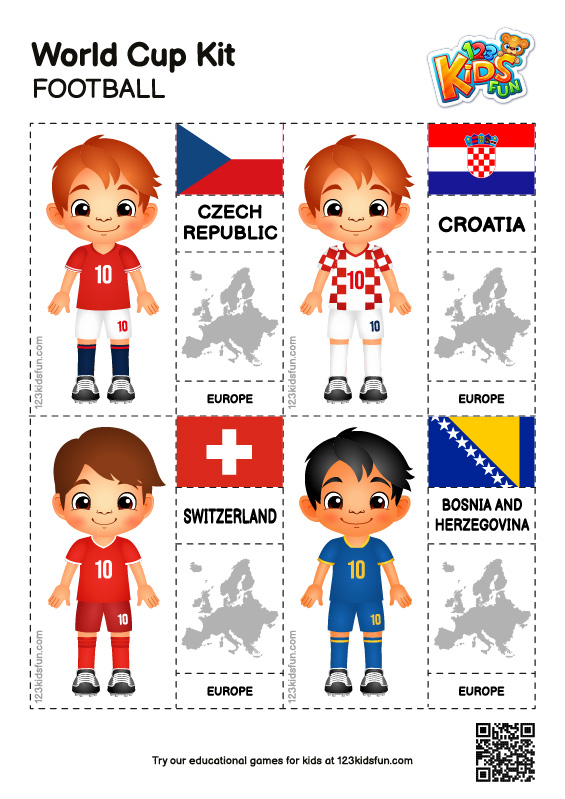 World Cup Kit - Worksheets for Kids