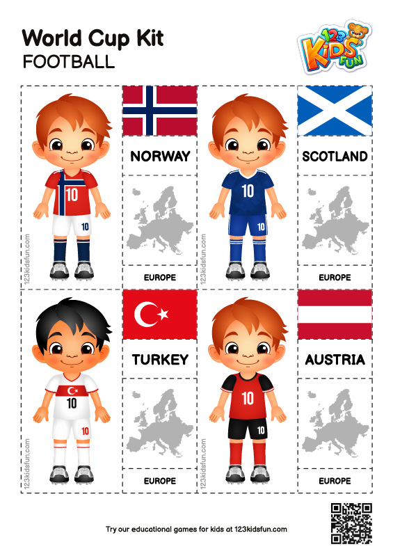 World Cup Kit - Worksheets for Kids