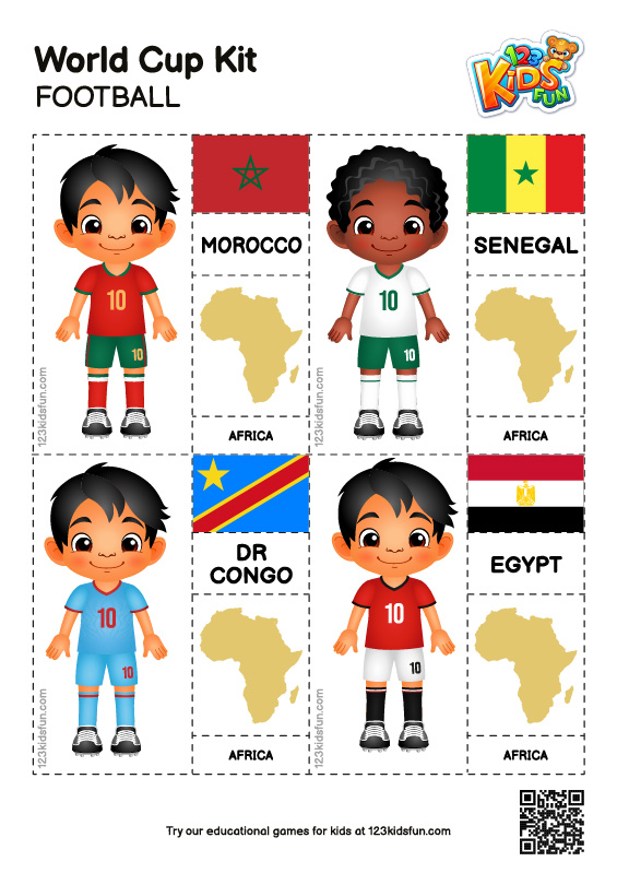 World Cup Kit - Worksheets for Kids