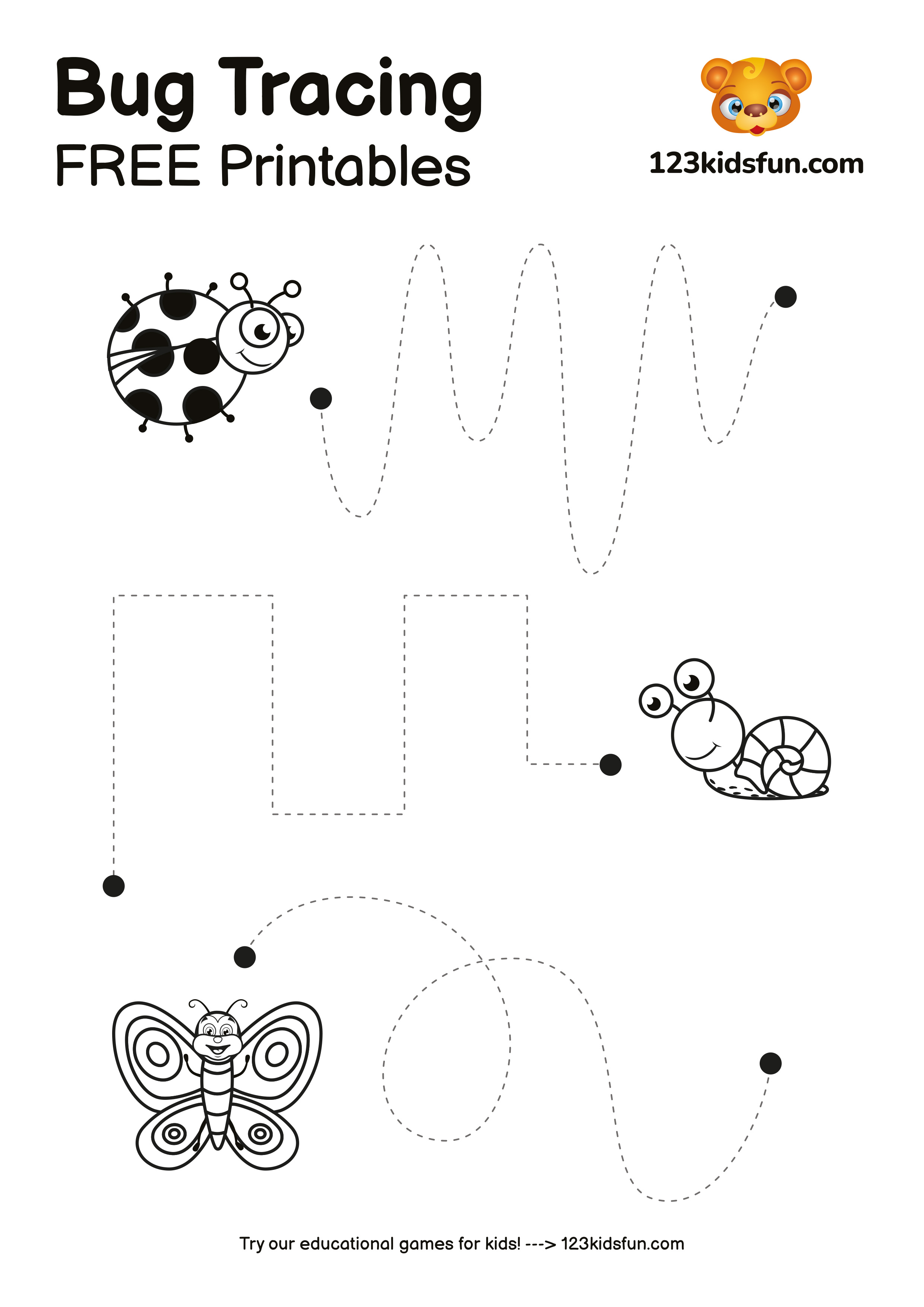 Bug Tracing Free Printables