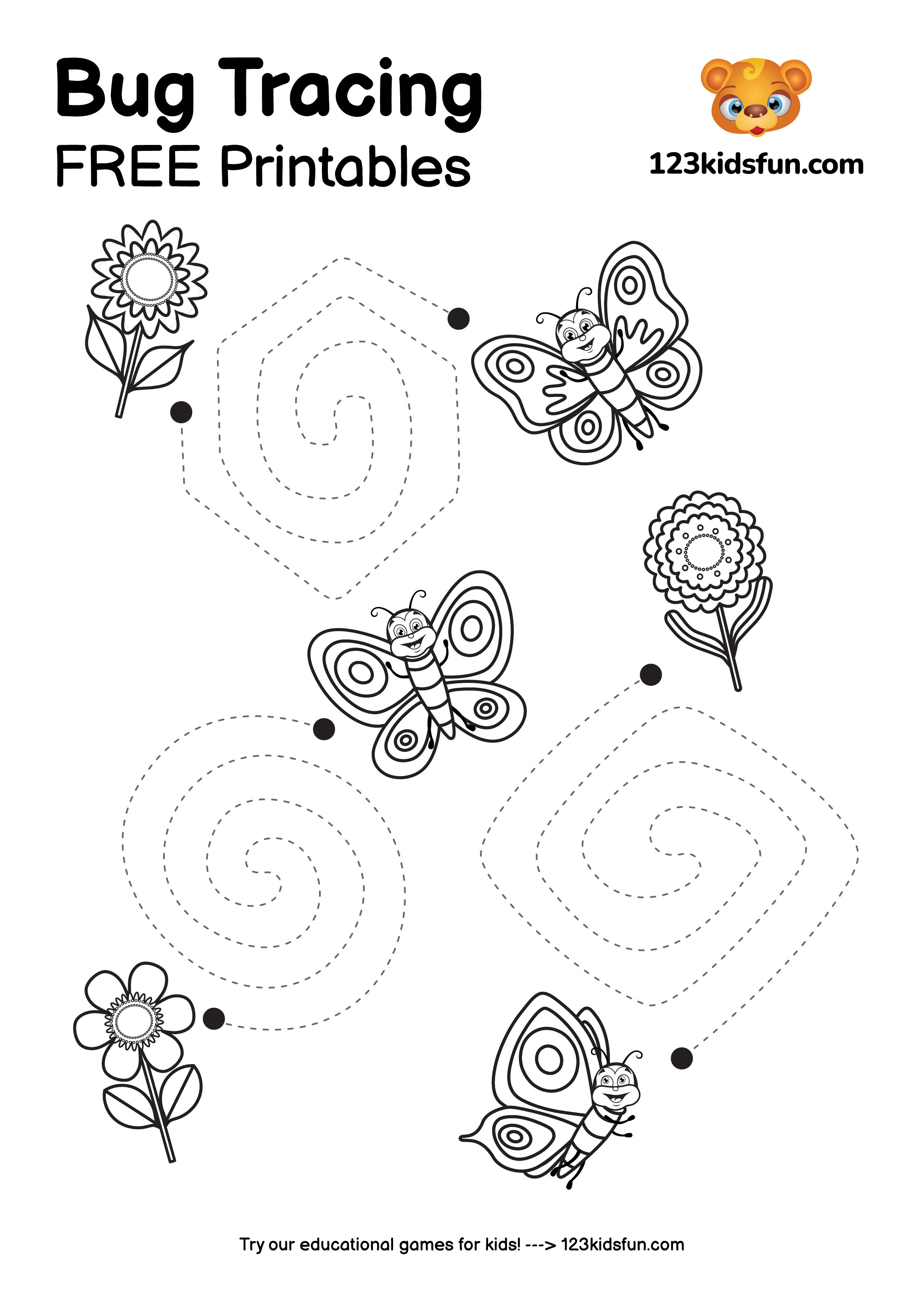 Bug Tracing Free Printables