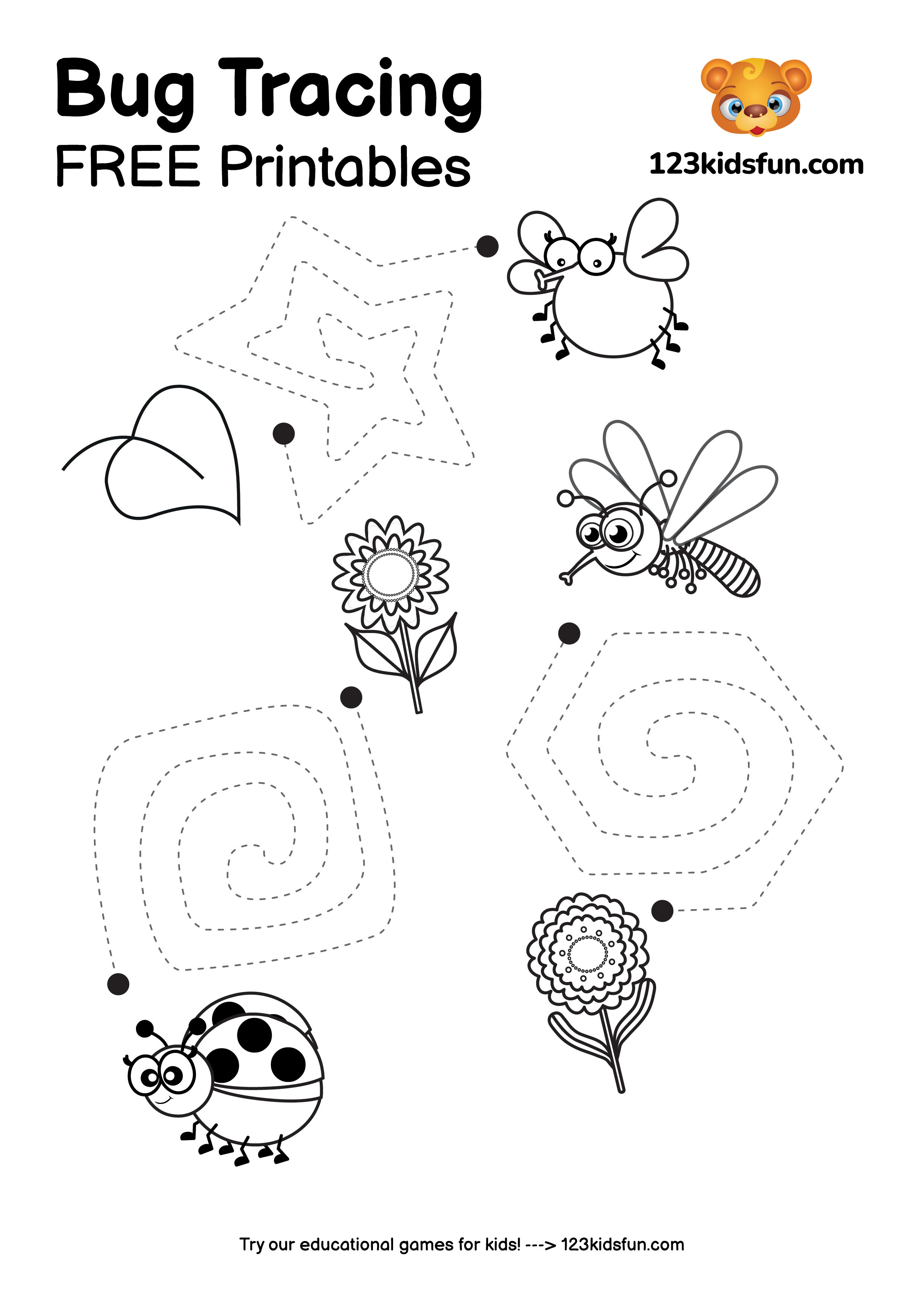 Bug Tracing Free Printables