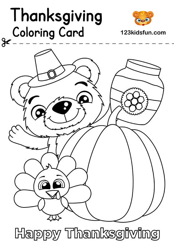 Free Thanksgiving Printables | 123 Kids Fun Apps