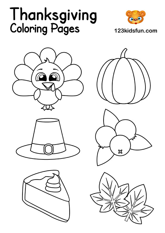 Thanksgiving Coloring Pages