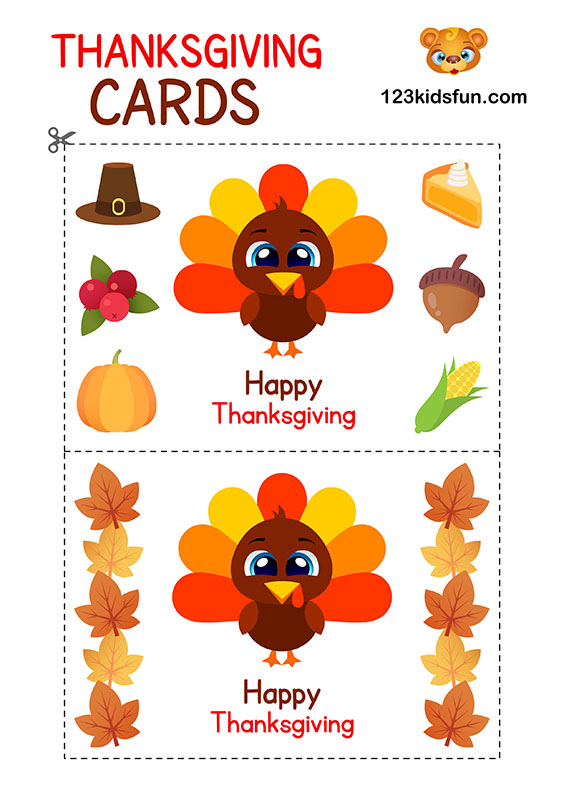 Thanksgiving Cards for Kids