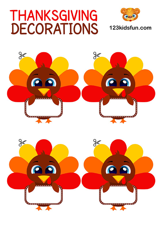 Thanksgiving Decorations for Kids