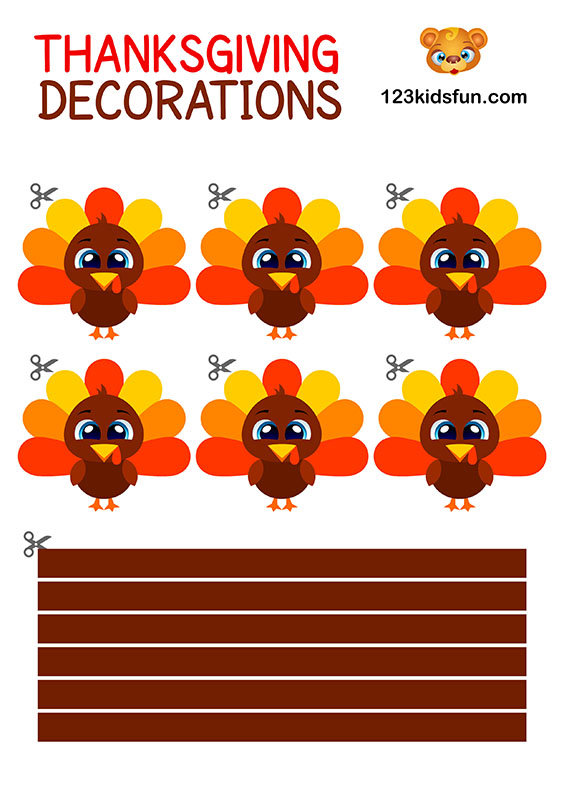 Thanksgiving Decorations for Kids