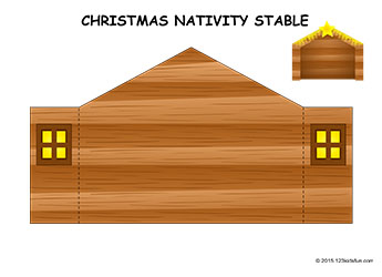 Christmas Crafts for Kids - Nativity Stable