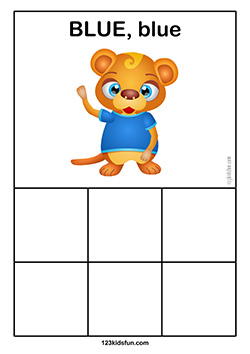 Printable Color Match for Toddlers