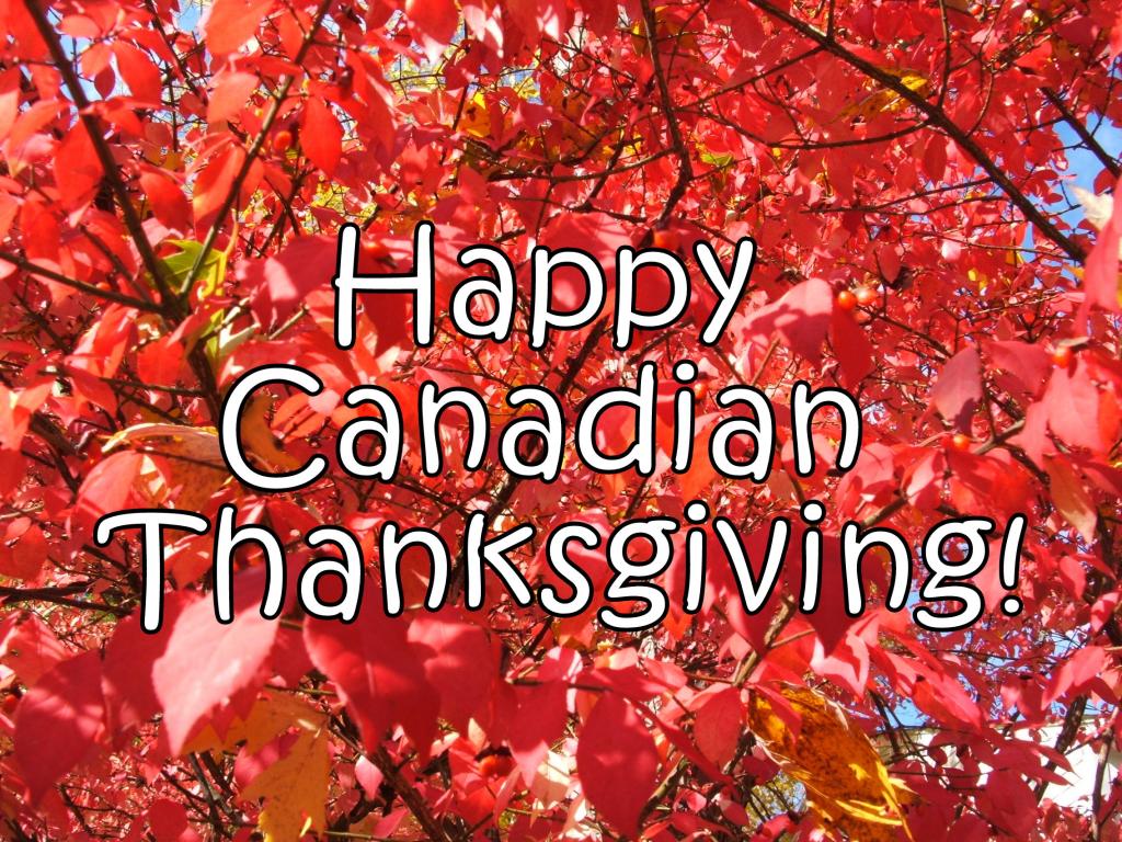 Happy Canadian Thanksgiving Day! 123 Kids Fun Apps