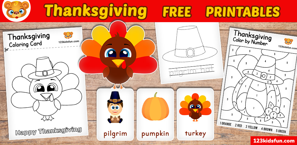 Thanksgiving Printables For Kids 123 Kids Fun Apps