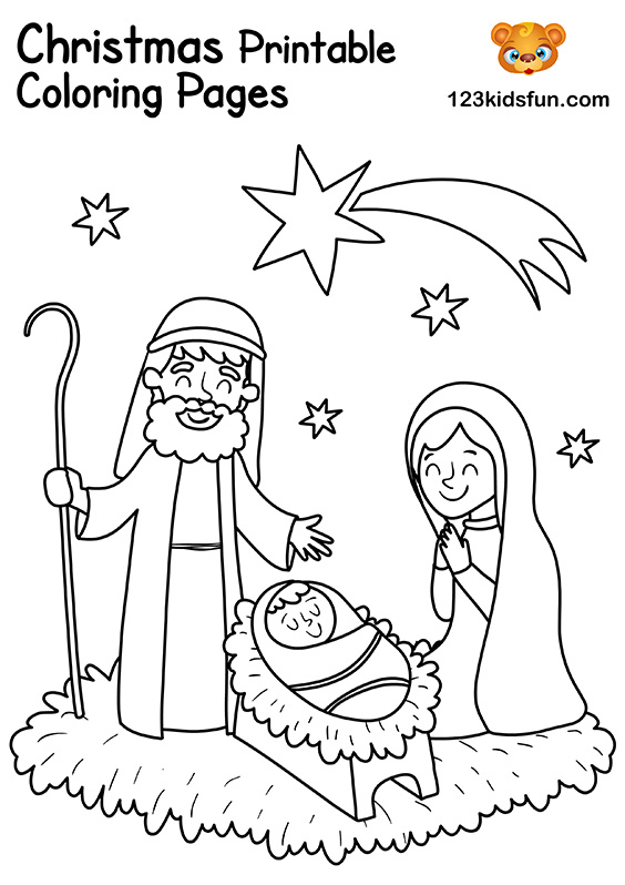 Christmas Coloring Pages for Kids