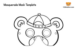 Free Printable Masquerade Masks Template | 123 Kids Fun Apps