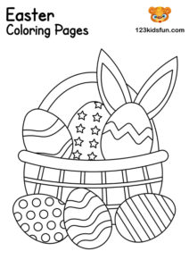 Free Easter Coloring Pages for Kids | 123 Kids Fun Apps