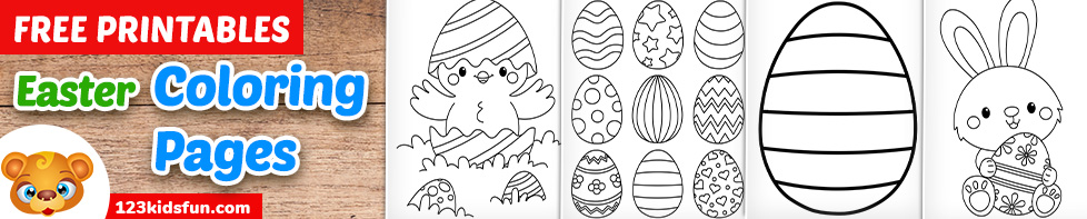 Free Easter Coloring Pages for Kids