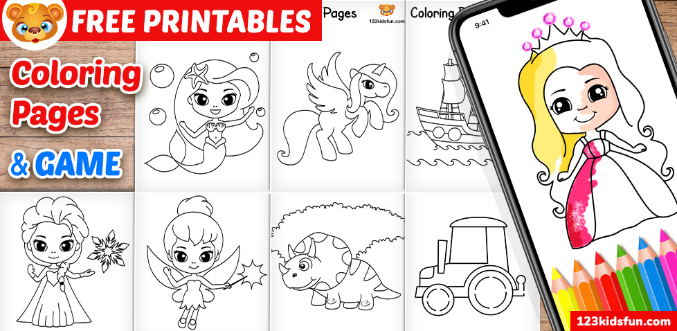 coloring pages of a boy and girl