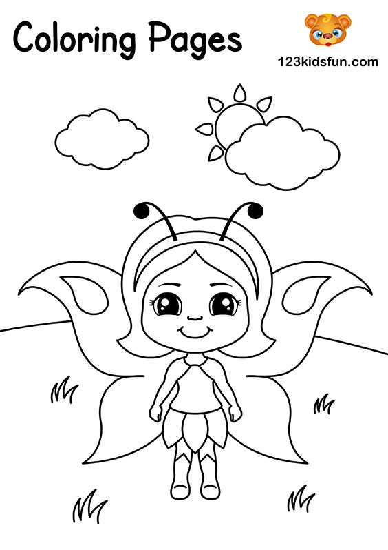 Free Coloring Pages for Girls and Boys | 123 Kids Fun Apps