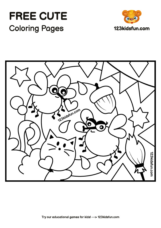 Animals coloring pages