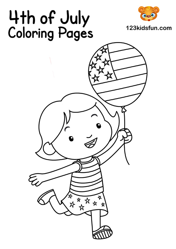 4th of July Coloring Pages for Kids