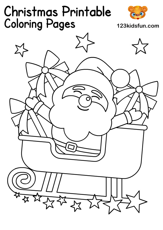 Free Christmas Printables for Kids | 123 Kids Fun Apps