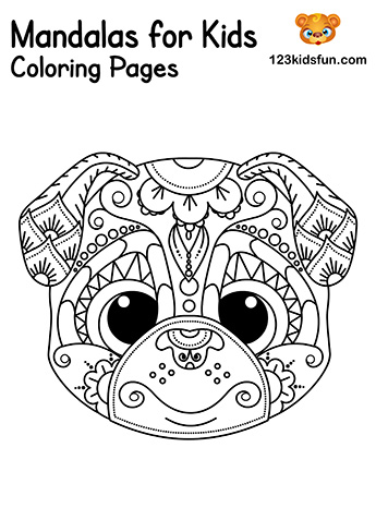 88 Printable Mandala Coloring Pages Animals  Latest Free