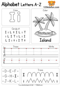 free alphabet practice a z letter worksheets 123 kids fun apps
