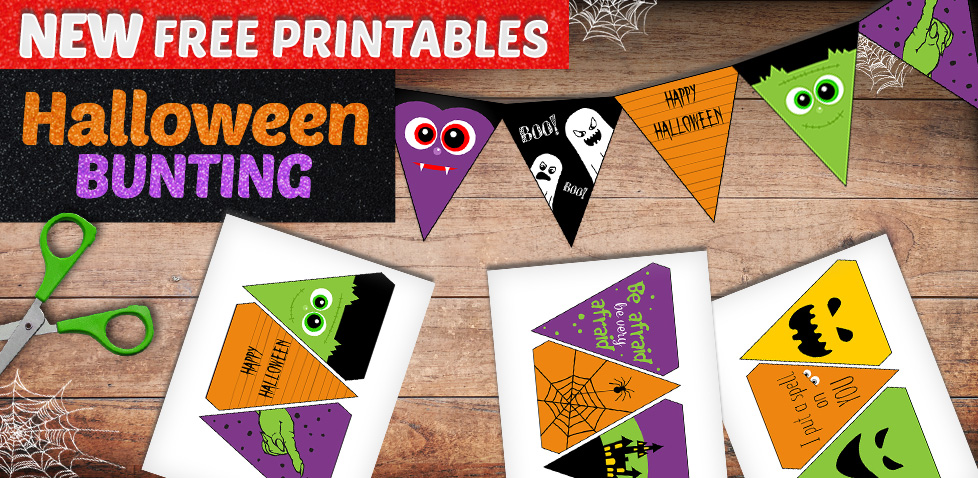 Halloween Bunting - Halloween Crafts for Kids