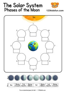 Solar System Worksheets for Kids | 123 Kids Fun Apps