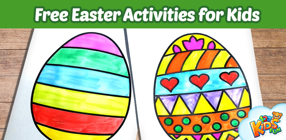 Free Easter Activities For Kids 123 Kids Fun Apps