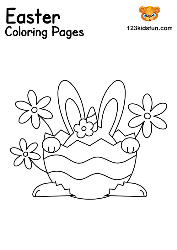 Easter Egg - Easter Coloring Pages