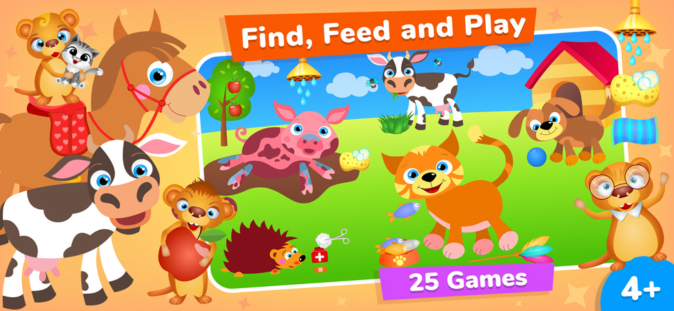 123 Kids Fun Animal Games for Kids