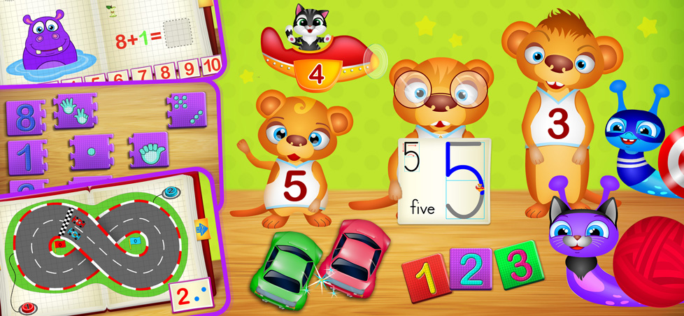 123 Kids Fun Numbers Preschool Math Games for Kids