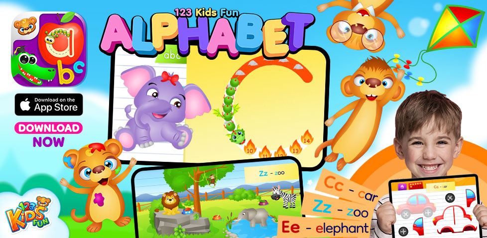 123 Kids Fun Alphabet Games for Kids